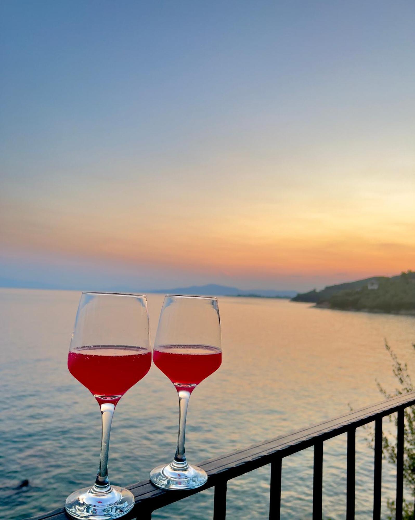 Sunset Of Pelion Villa Kato Gatzea Eksteriør billede