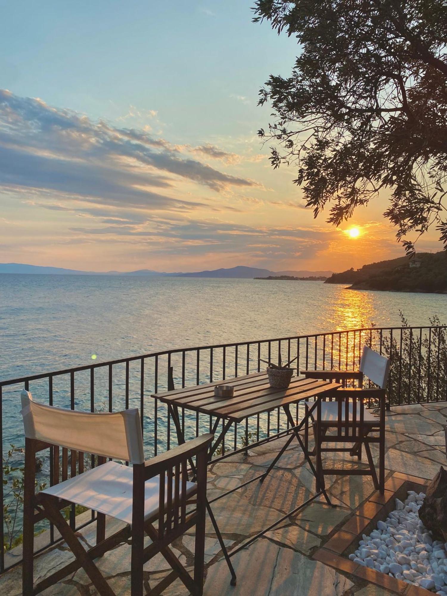 Sunset Of Pelion Villa Kato Gatzea Eksteriør billede